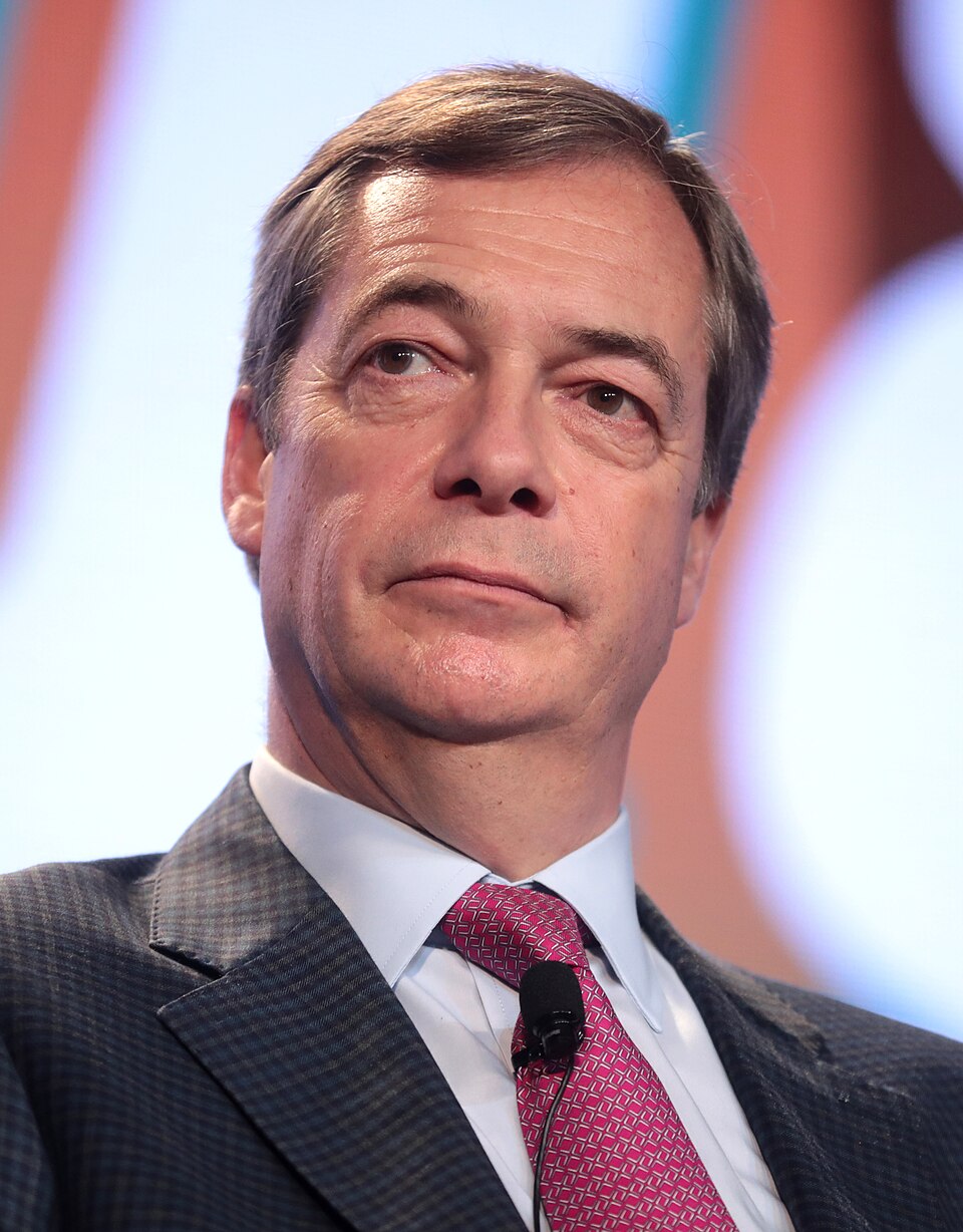 Portrait of Nigel Farage